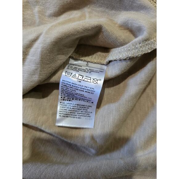 Banana Republic Women’s Brown Sleeveless Polo Top Large Cotton Spandex - Picture 3 of 7